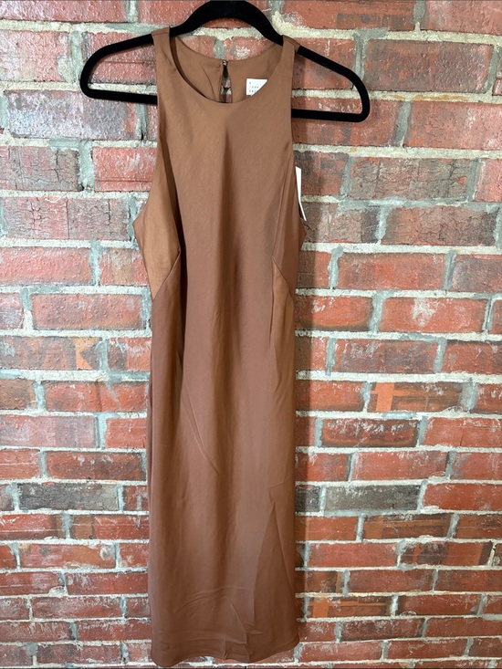 a new day Dresses & Skirts - a new day Copper-Brown Sleeveless Midi Dress